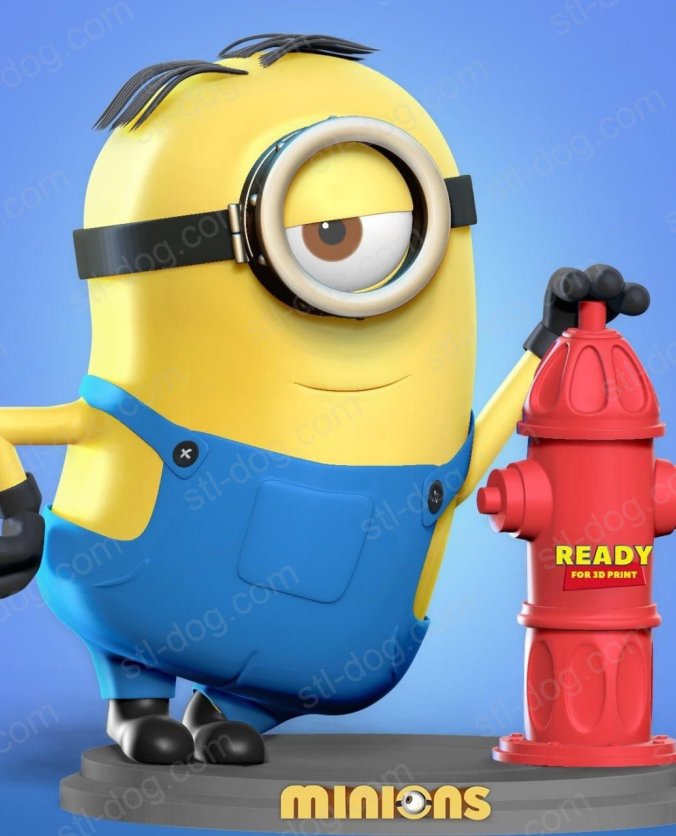 小黄人（Minion Stuart）3D打印图纸
